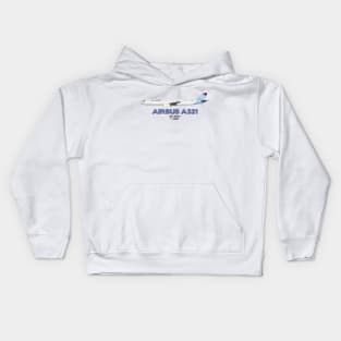 Airbus A321 - Air Inter Kids Hoodie